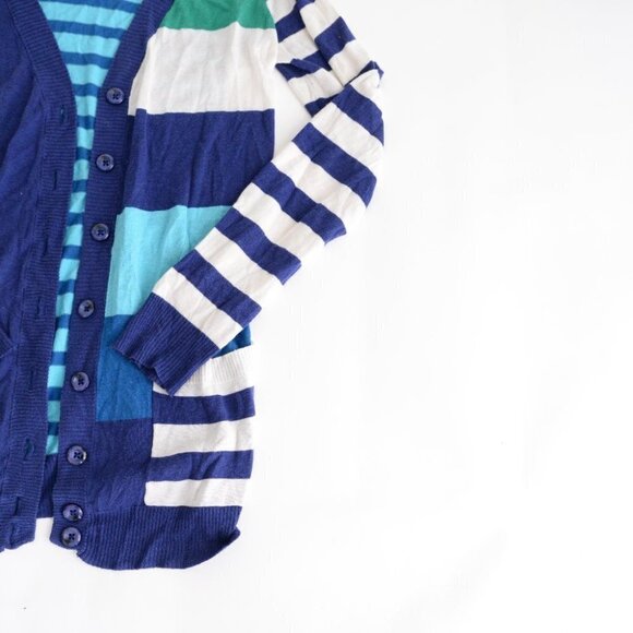 Marc by Marc Jacob Blue N-Neck Button Down Cardigan Size Small - Picture 6 of 12